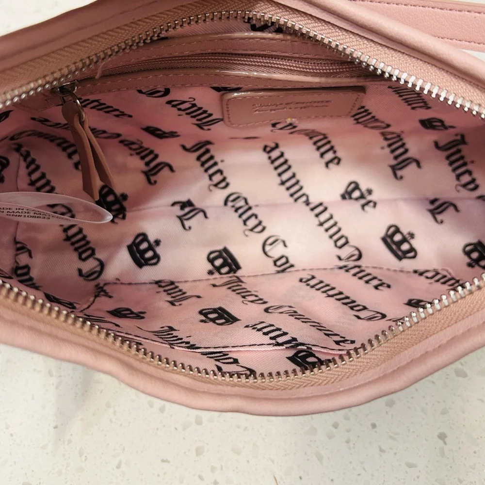 🆕✨ Juicy Couture Starry Night Hobo Handbag Blush NWT 💎 - Picture 10 of 11